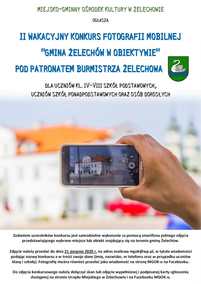Miniaturka artykułu II Wakacyjny Konkurs Fotografii Mobilnej pt. „Gmina Żelechów w obiektywie” pod patronatem Burmistrza Żelechowa
