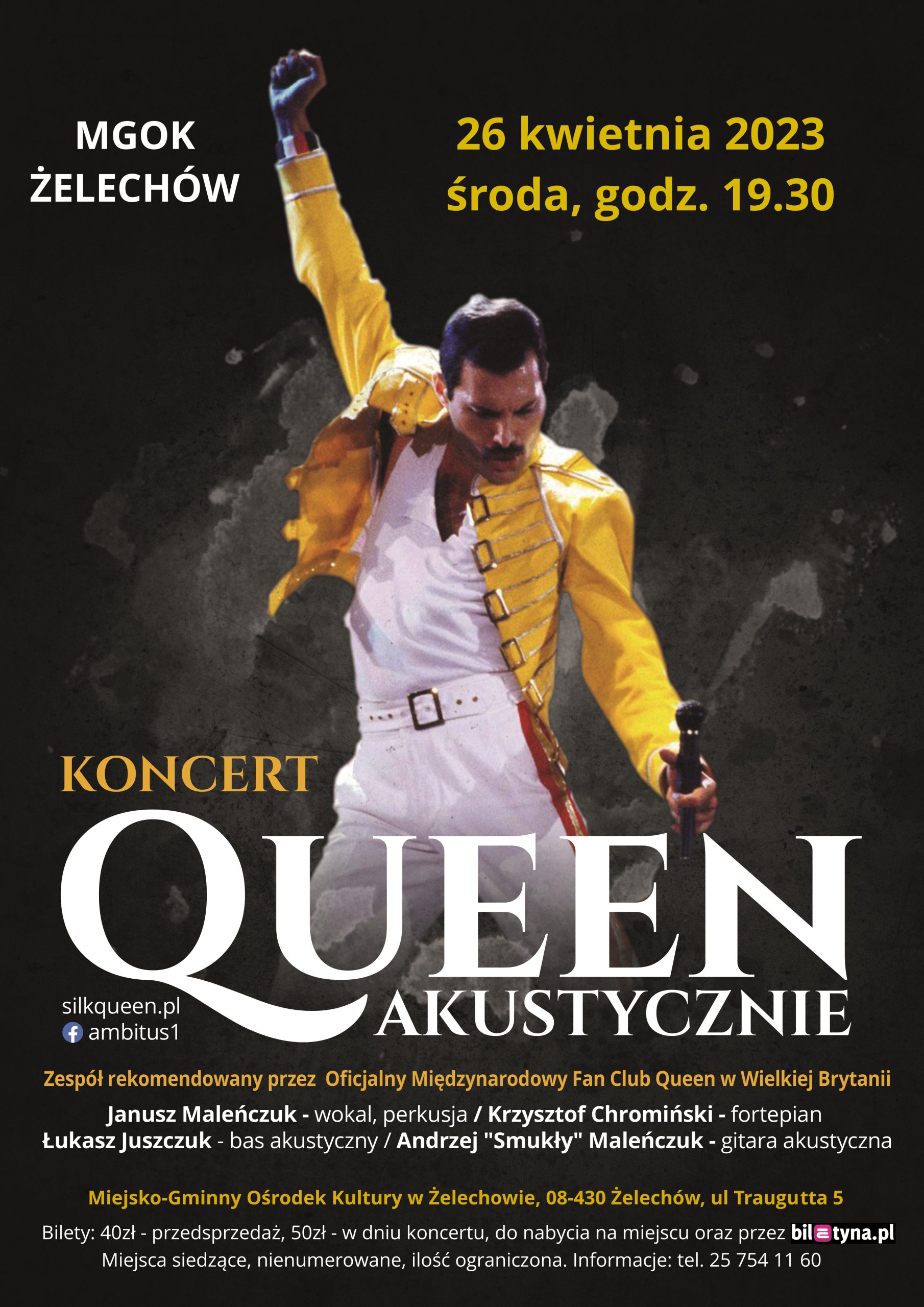 Miniaturka artykułu Koncert „Tribute to Queen akustycznie”