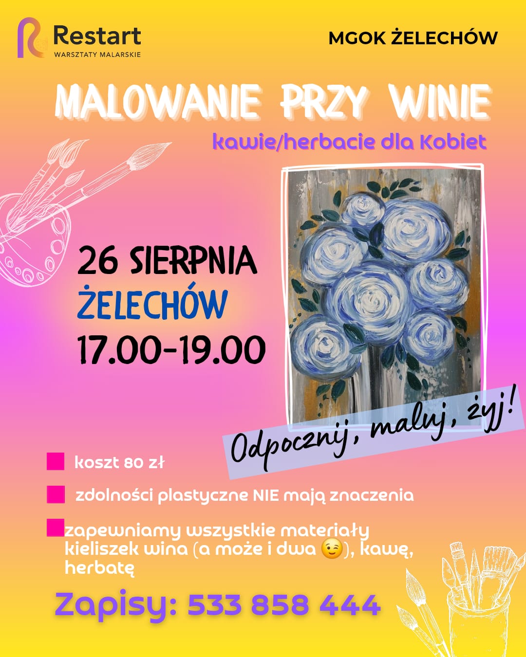 Miniaturka artykułu Malowanie przy winie