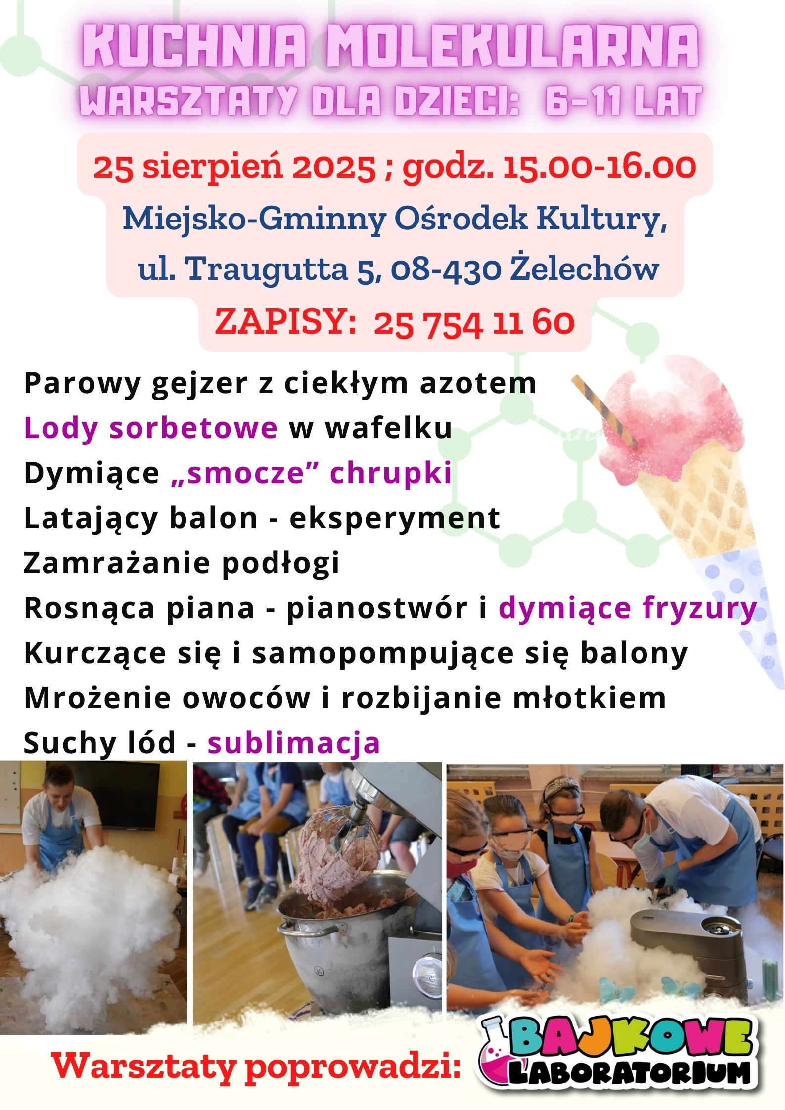 Miniaturka artykułu Warsztaty Kuchni Molekularnej