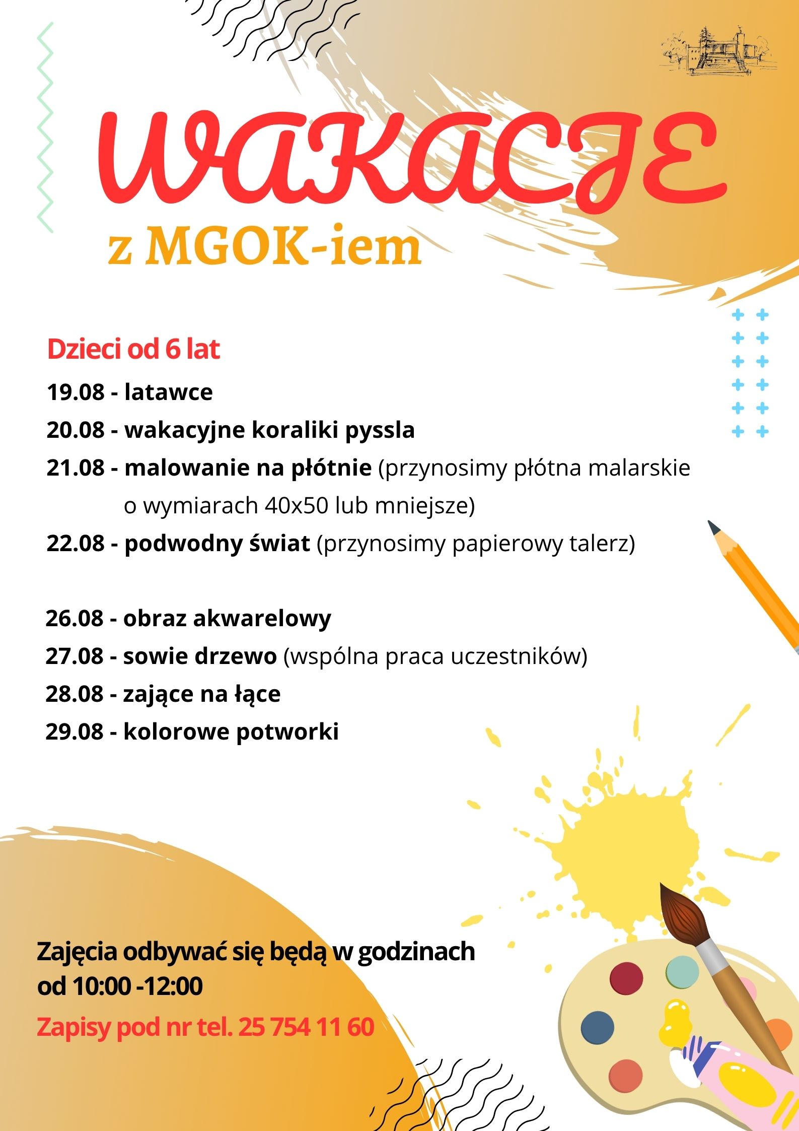 Miniaturka artykułu Sierpień z MGOK-iem!