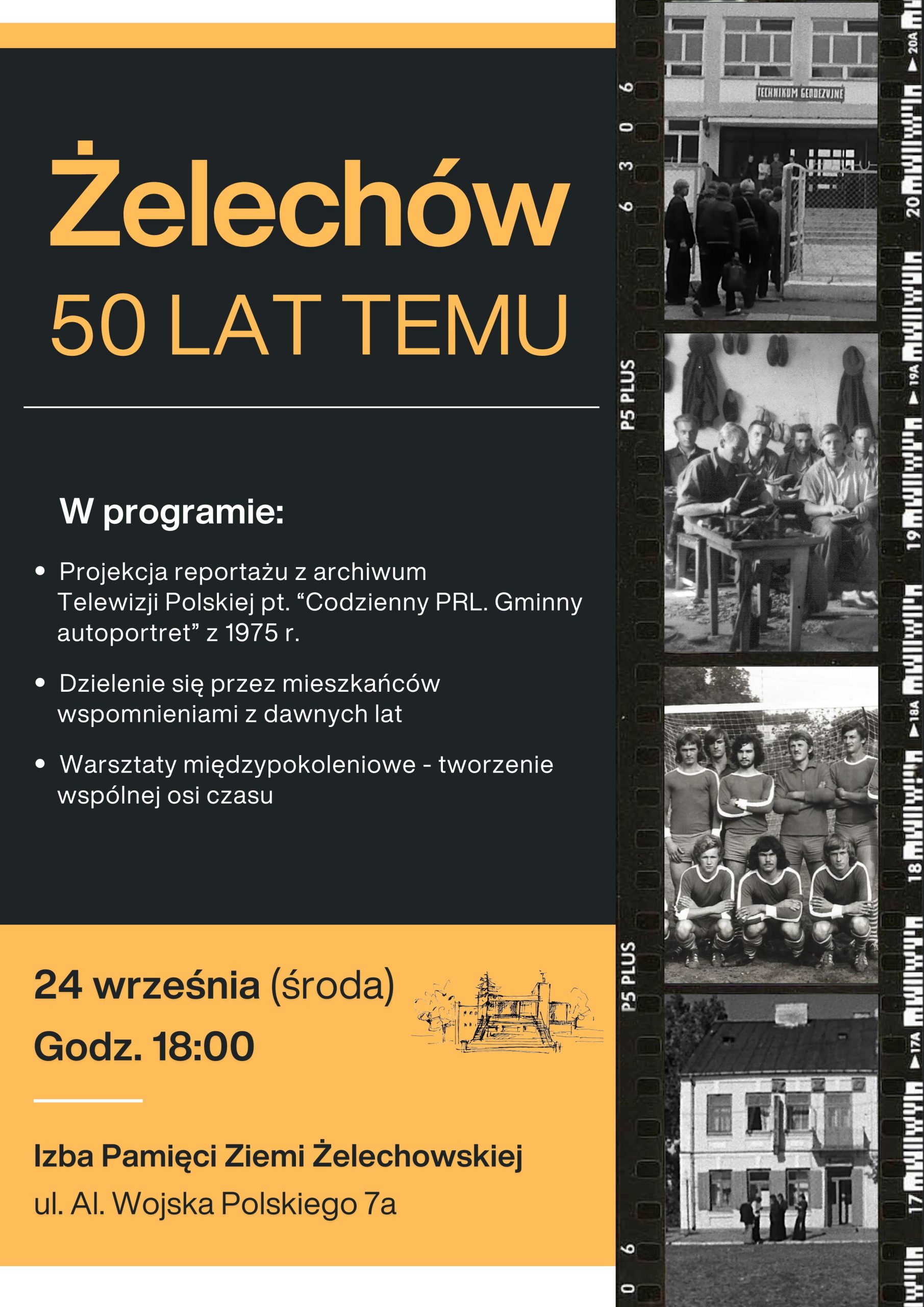 Miniaturka artykułu Pokaz filmu o Żelechowie sprzed 50 lat