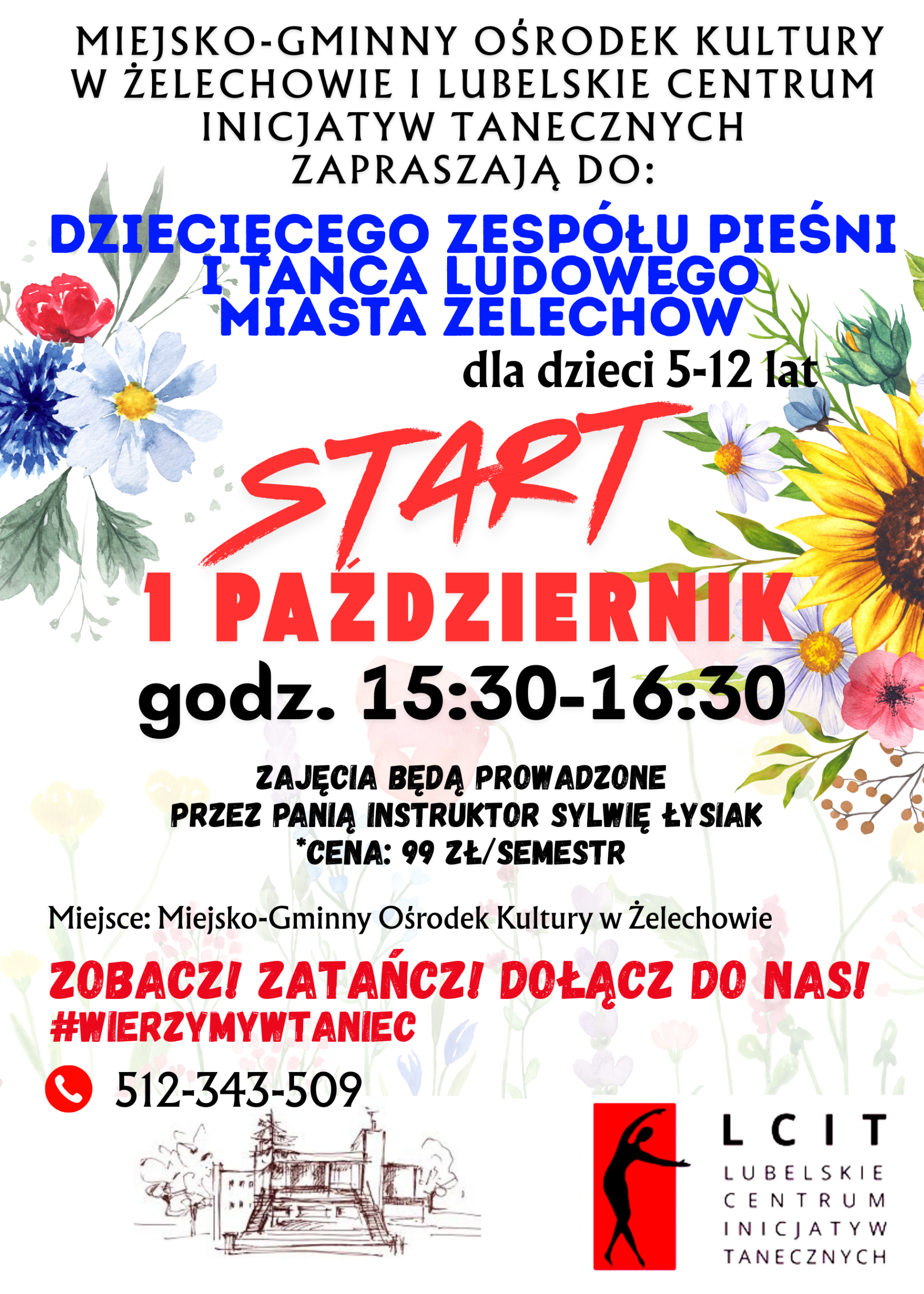 Miniaturka artykułu Nabór do Dziecięcego Zespołu Pieśni i Tańca Ludowego