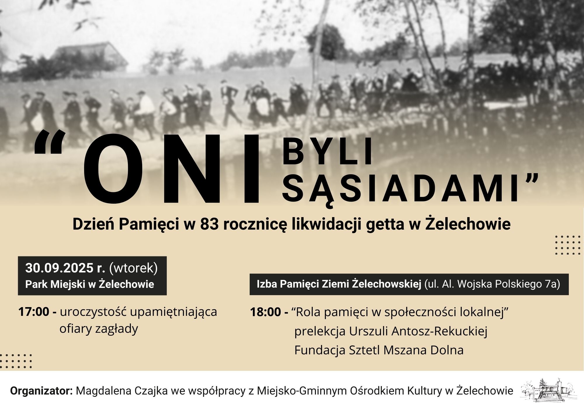 Miniaturka artykułu „Oni byli sąsiadami” – Dzień Pamięci w 83 rocznicę likwidacji getta w Żelechowie