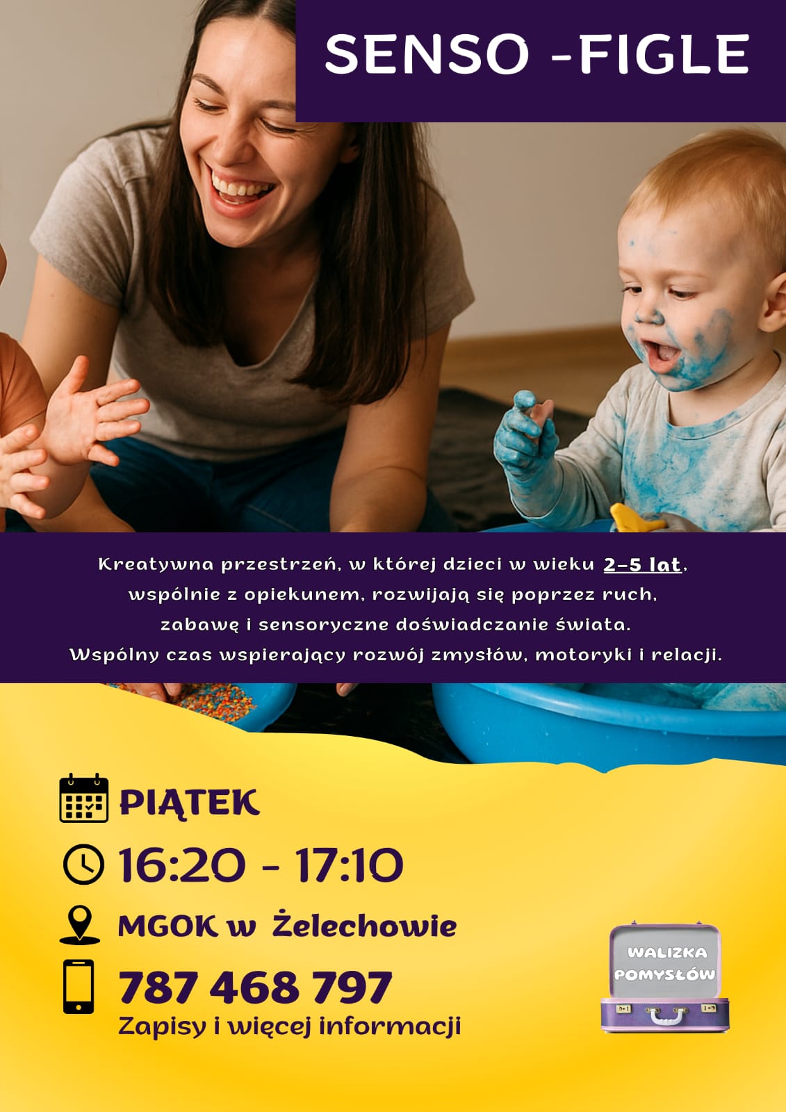 Miniaturka artykułu Zajęcia dla maluchów „Senso-Figle”