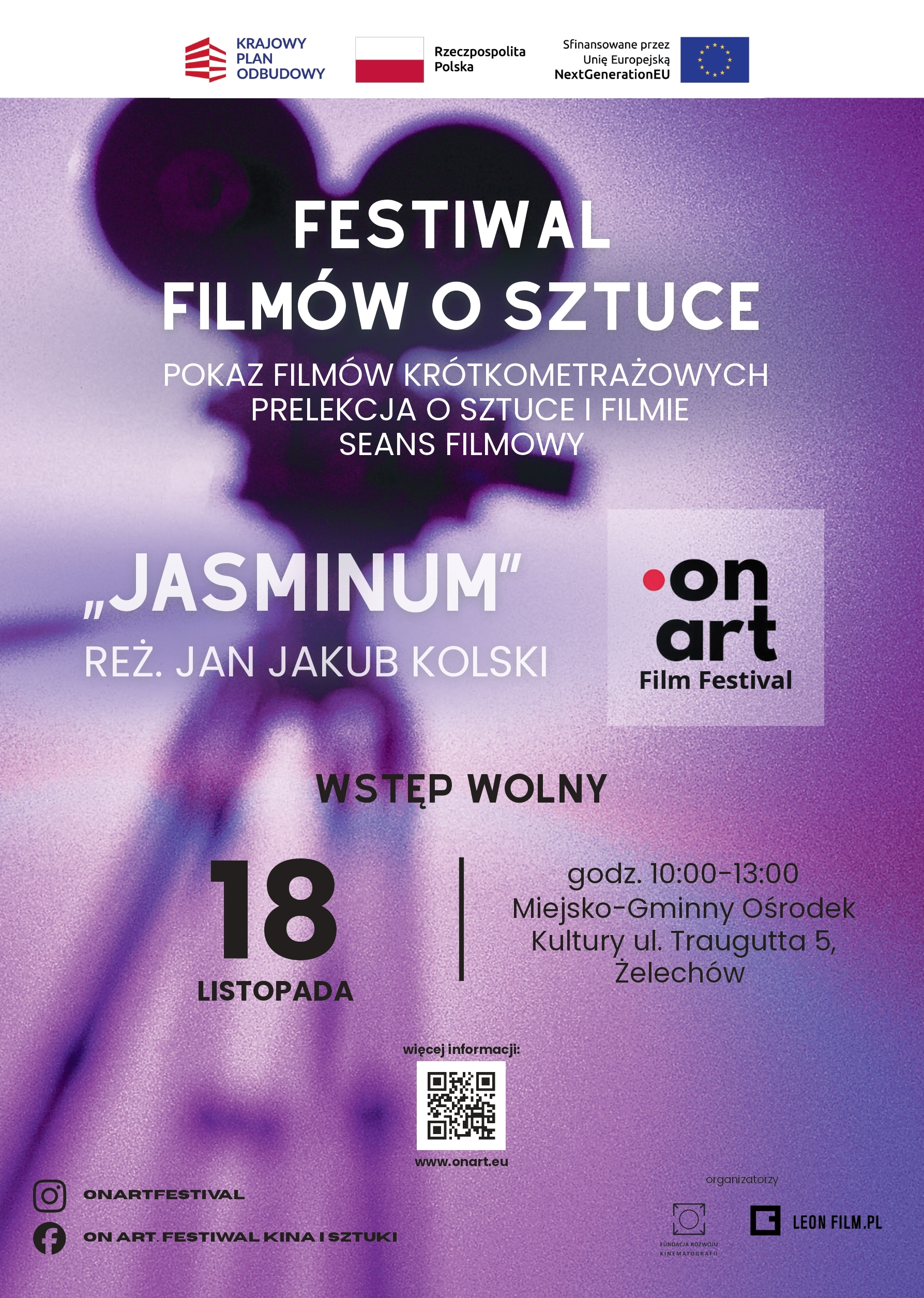 Miniaturka artykułu OnArt 2025 – międzynarodowy festiwal filmów o sztuce w Żelechowie