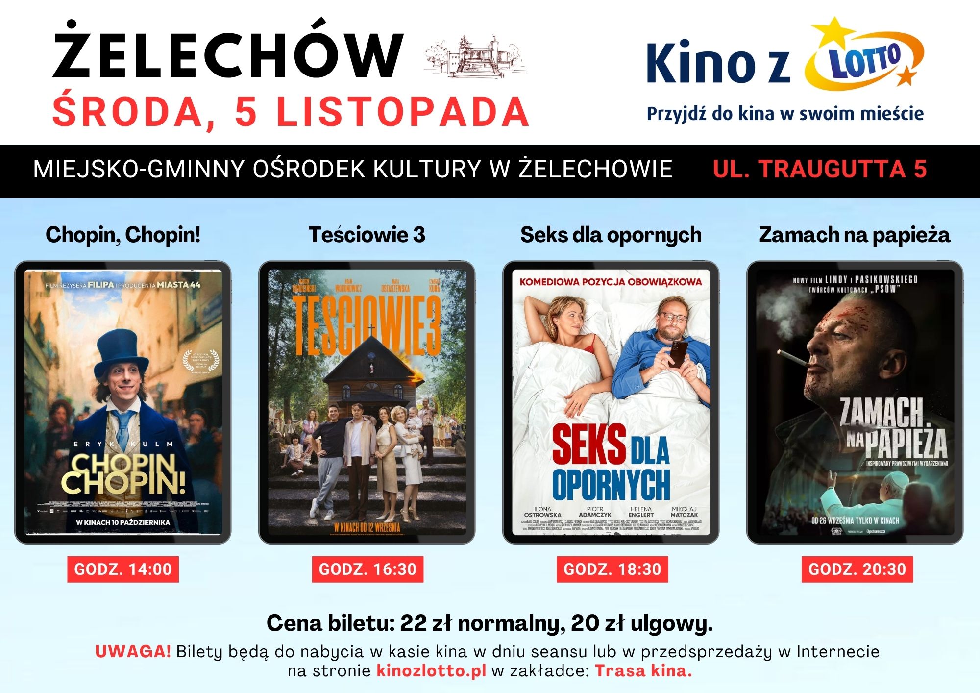 Miniaturka artykułu Kino z LOTTO w Żelechowie