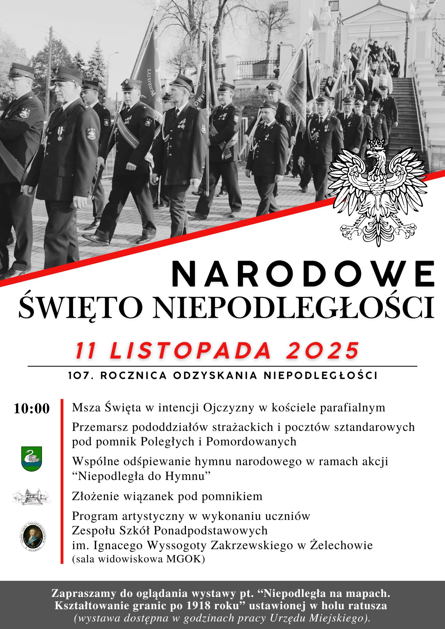 Miniaturka artykułu Obchody 107. Rocznicy Odzyskania przez Polskę Niepodległości