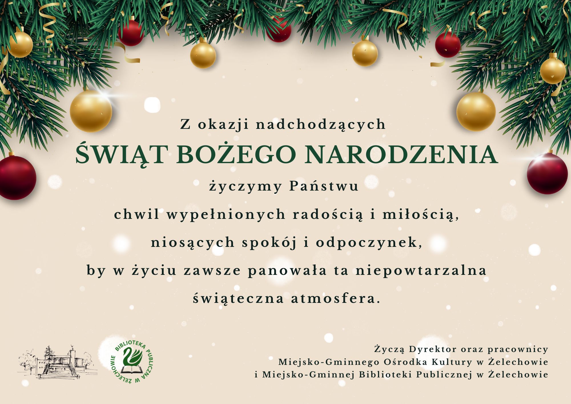 Miniaturka artykułu Życzenia Bożonarodzeniowe