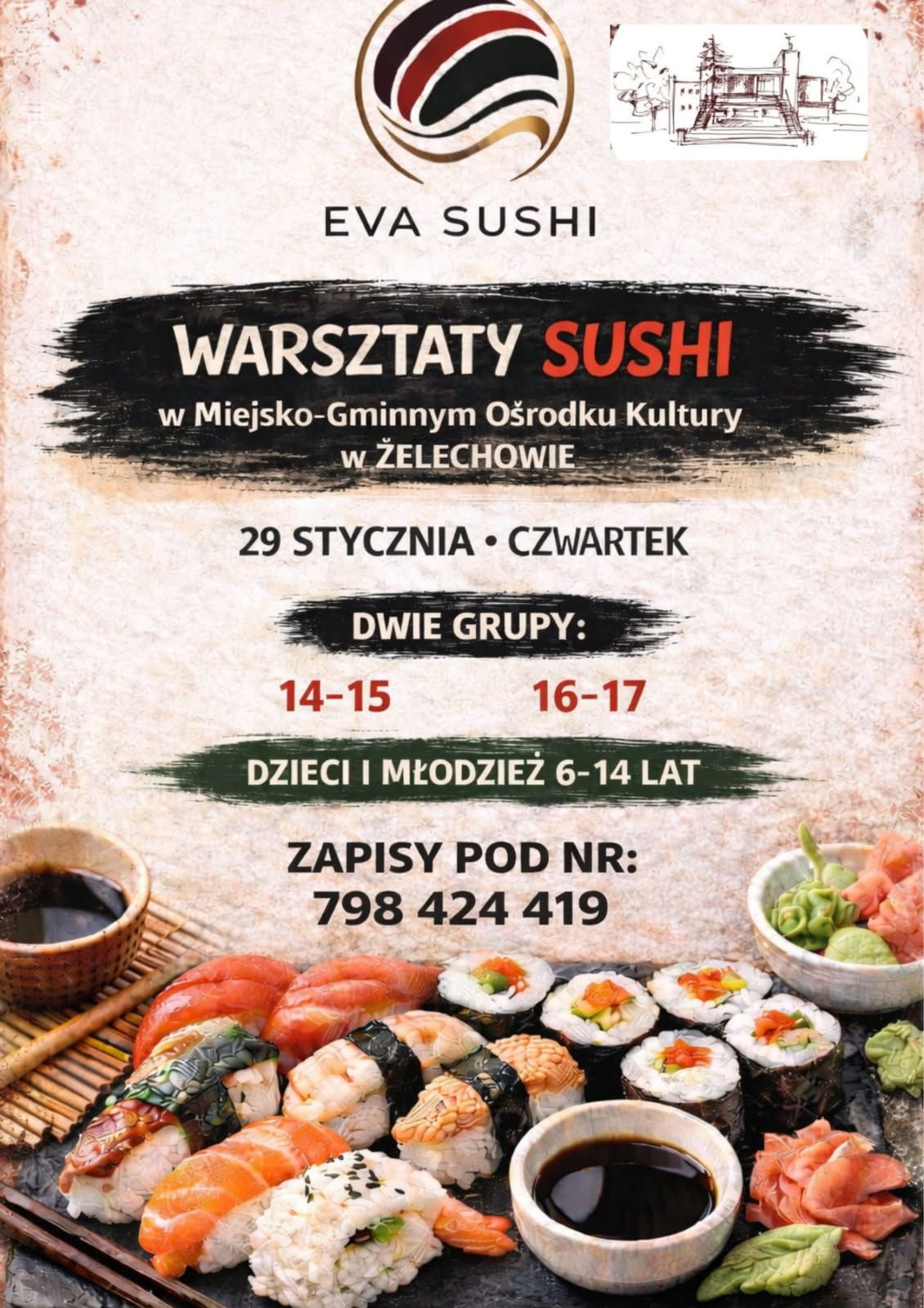Miniaturka artykułu Ferie z sushi
