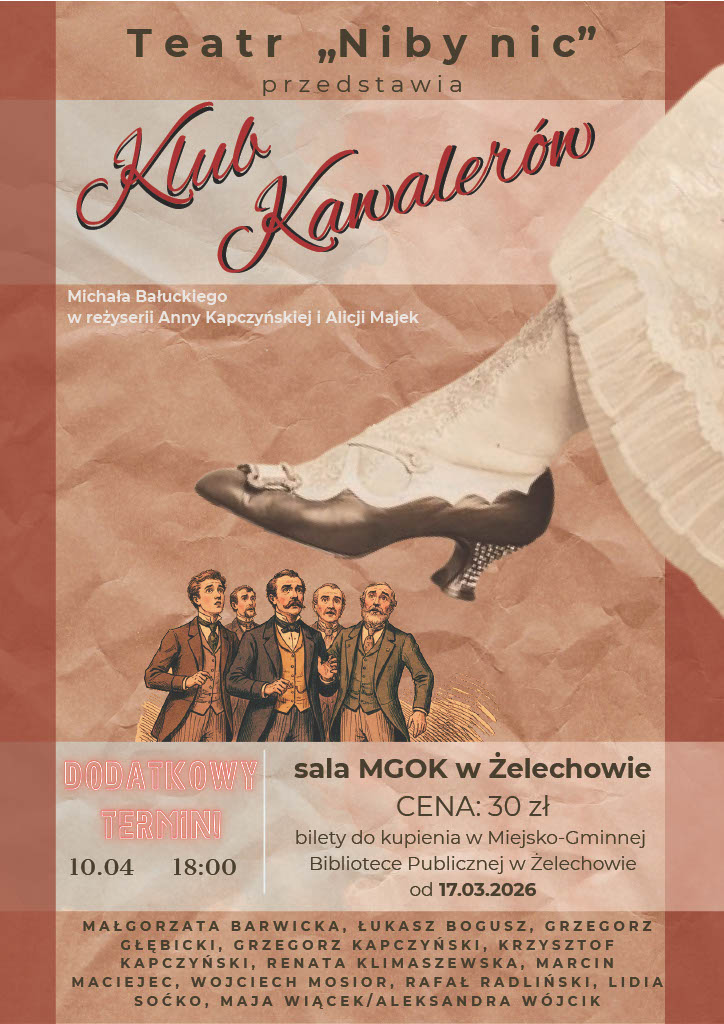 Miniaturka artykułu Dodatkowy spektakl Teatru „Niby Nic”