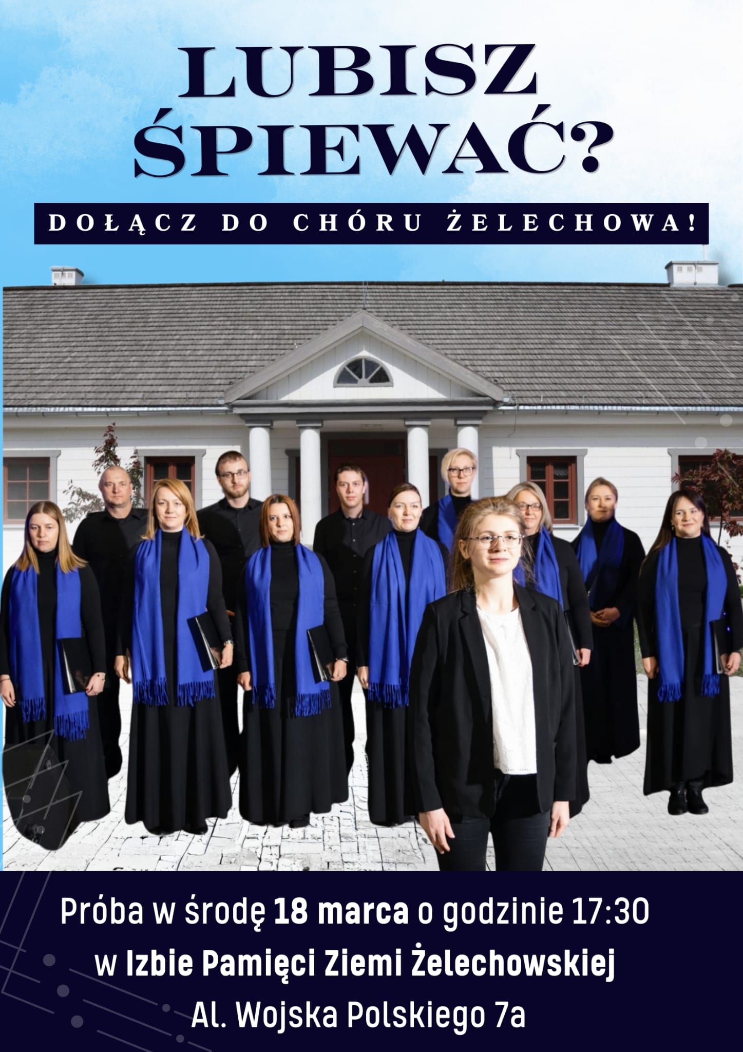 Miniaturka artykułu Lubisz śpiewać? Dołącz do chóru Żelechowa!