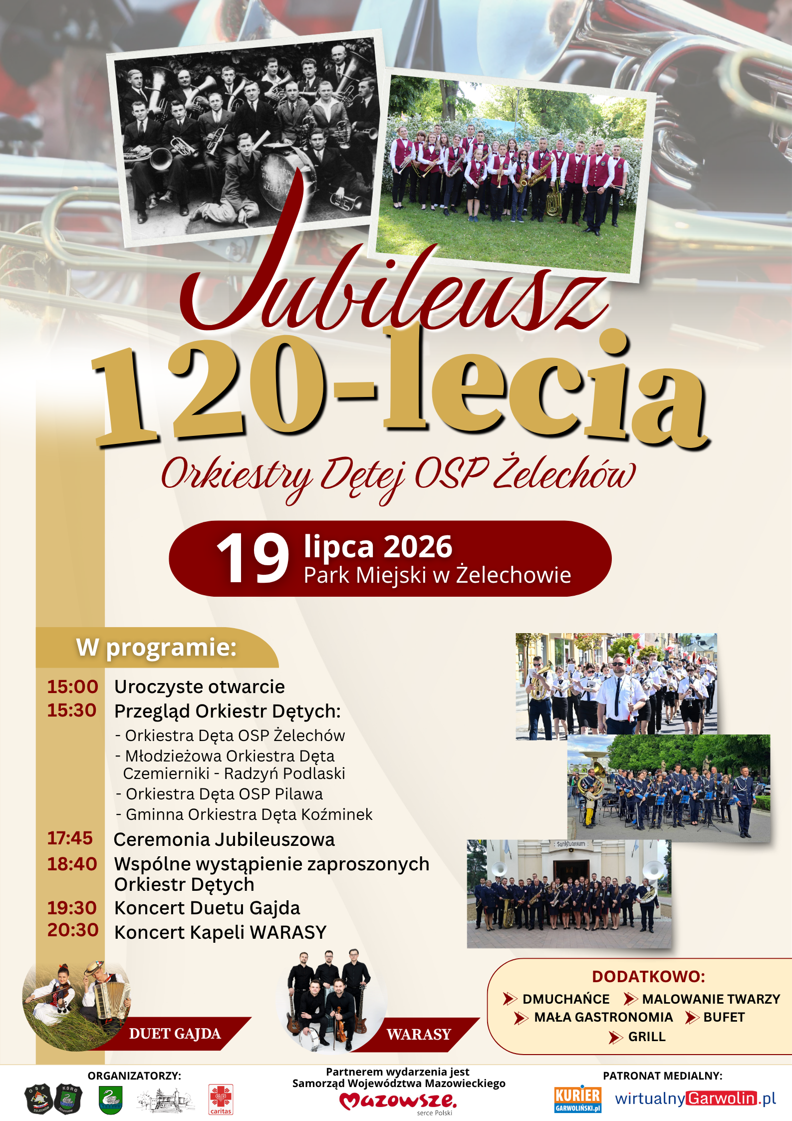 Miniaturka artykułu Jubileusz 120-lecia Orkiestry Dętej OSP Żelechów
