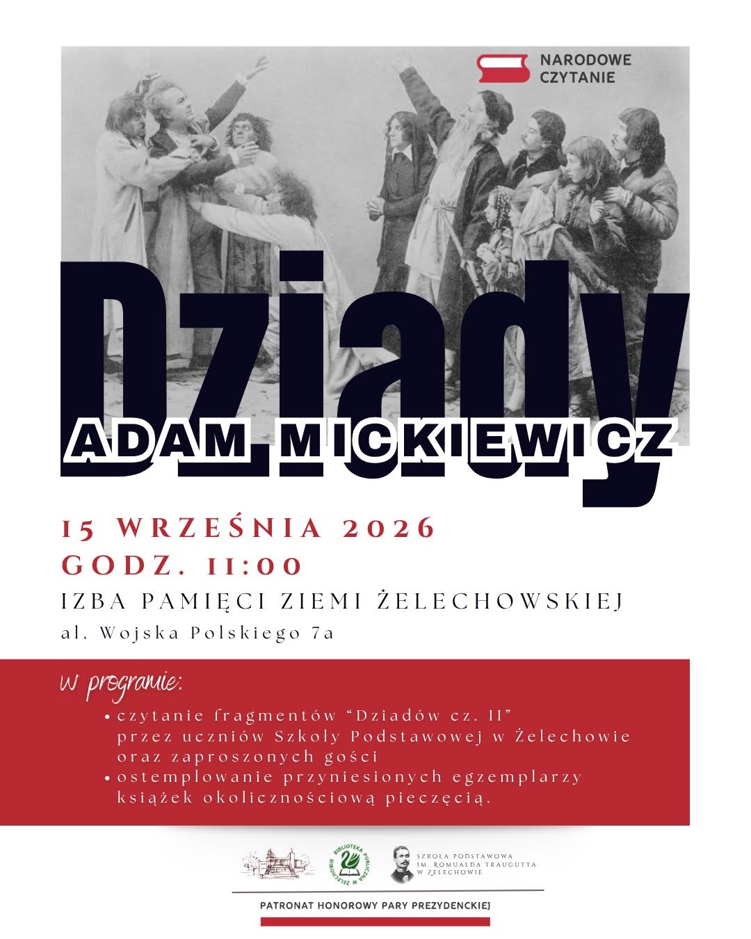 Miniaturka artykułu Narodowe Czytanie „Dziadów”