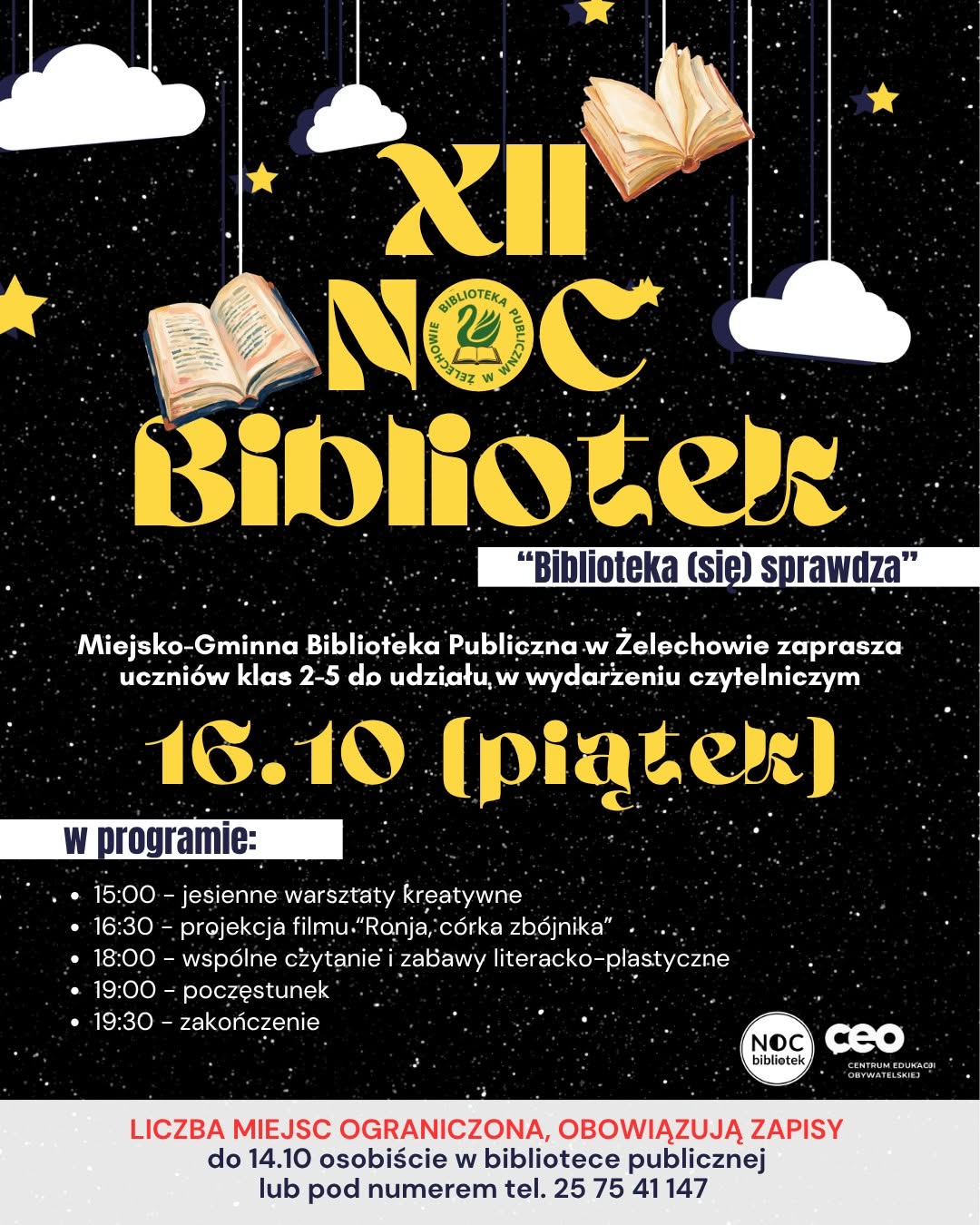 Miniaturka artykułu XII Noc Bibliotek